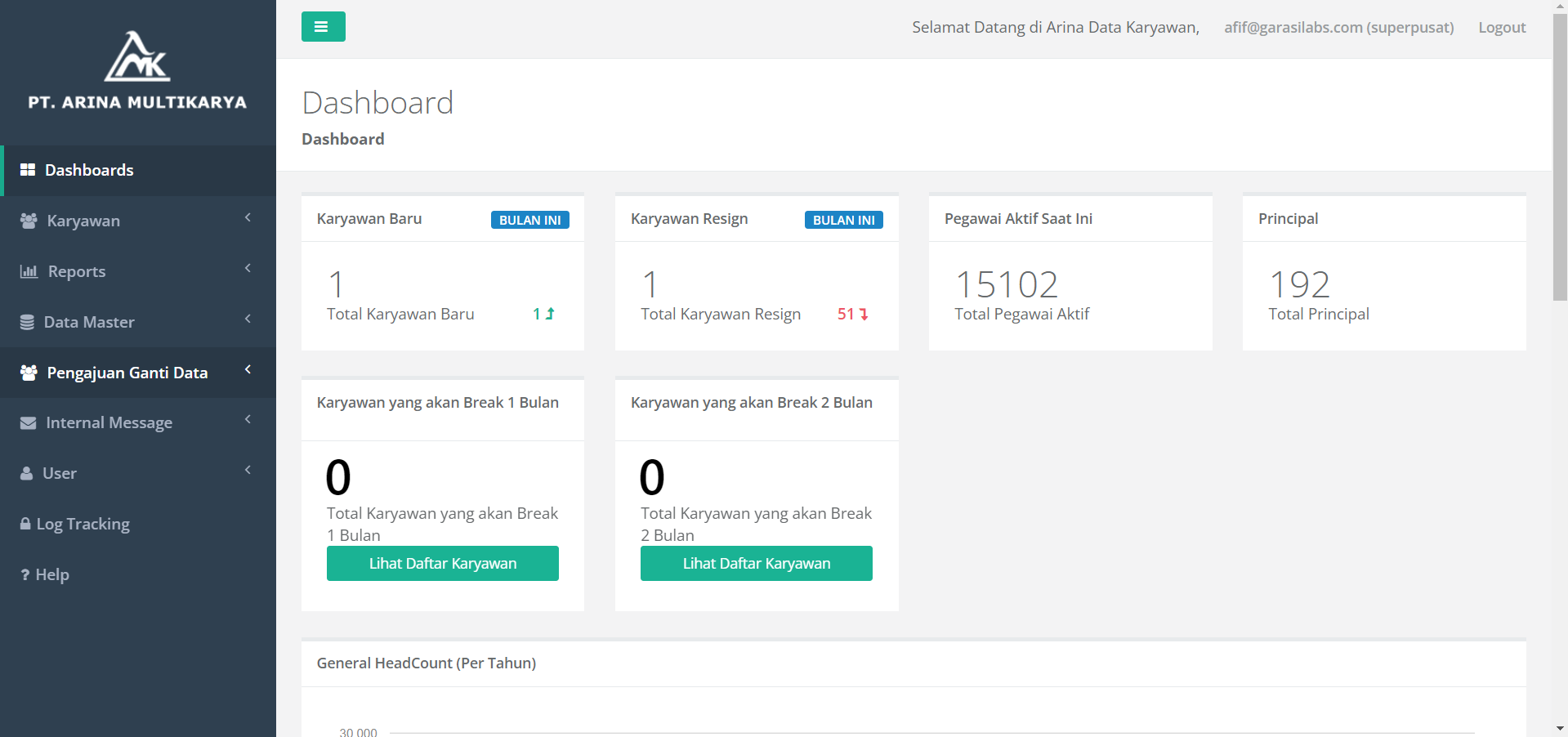 DB Arina screenshot