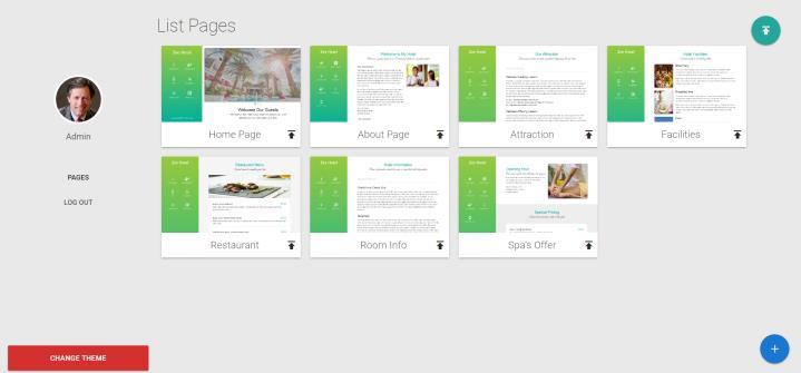 Web CMS Builder screenshot